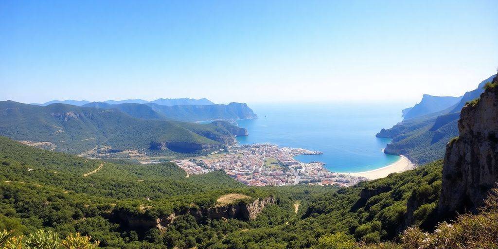 Italy's diverse landscapes with hills, coastlines, and beaches.
